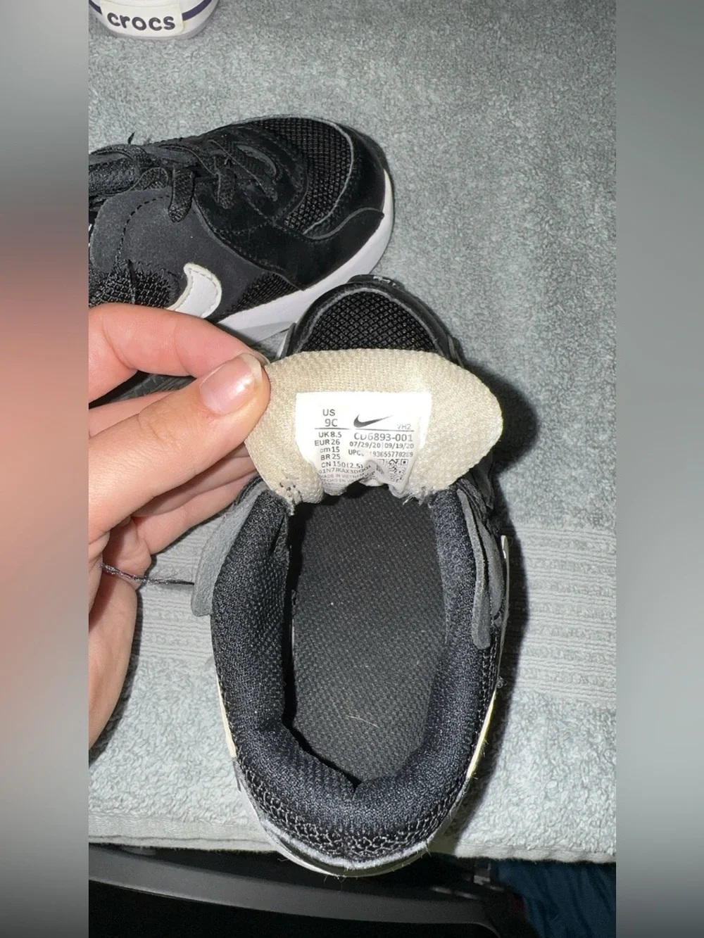 Nike Black and White Low-Top Sneakers